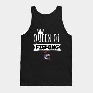 Queen of fishing Tank Top